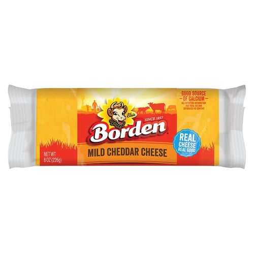 Borden Queso Cheddar Chunk Troceado 226gr
