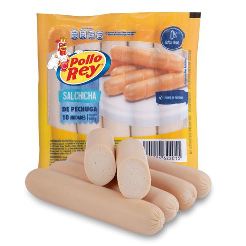 Salchicha de Pechuga PolloRey - 10uds/460g