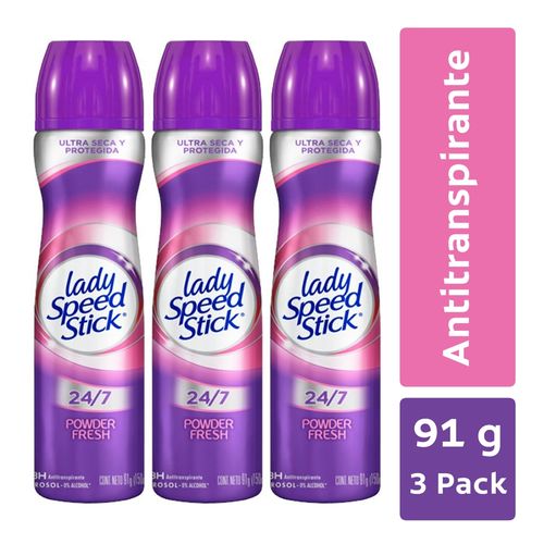 3Pack Deo Lady Speed Stick Powder Fresh
