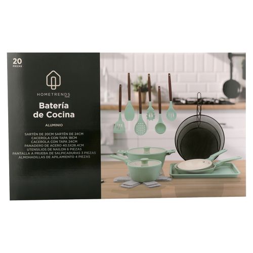 Bateria De Cocina 20 Piezas Home Trends