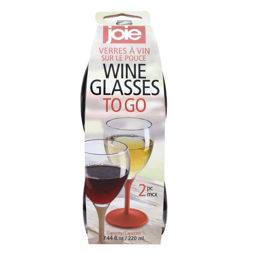 Set Joie de copas de vino to go 200 ml - 2 Pzas