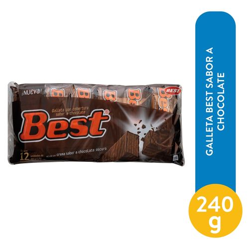 Galleta  Best Rellen Chocola Wafer 240gr
