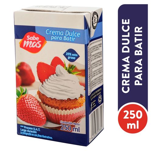 Crema Sabemas Dulce 250 Ml