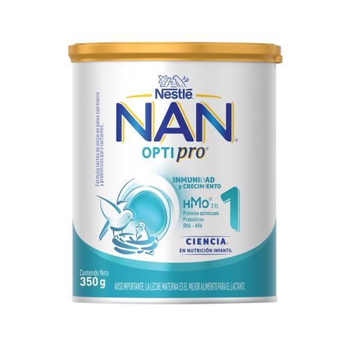 Fórmula Láctea Nan® Optipro® 1 Lata, Proteína Optimizada, Probióticos Y Dha- Ara - 350g