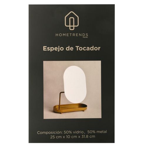 Espejo Home Trends metálico