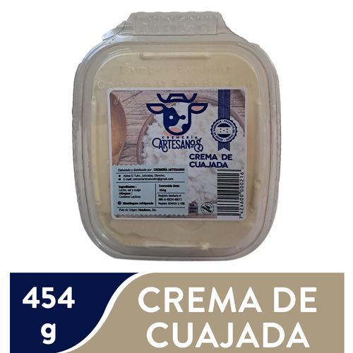 Crema De Cuajada Artesanos 454 Gr