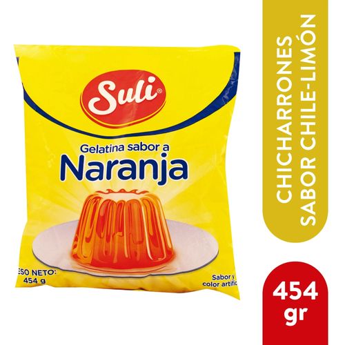 Gelatina Suli sabor Naranja en Bolsa - 454 g