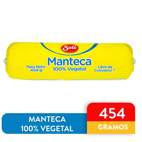 Manteca Suli 100 % Vegetal - 454 g