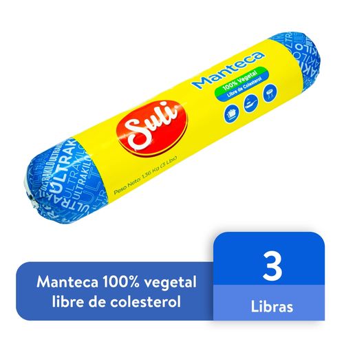 Manteca Suli 100% Vegetal - 1360 g