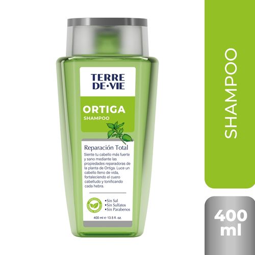 Shampoo Terre De Vie ortiga reparación total - 400 ml