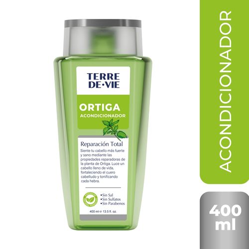 Acondicionador Ortiga Terre De Vie Reparación Total - 400 ml
