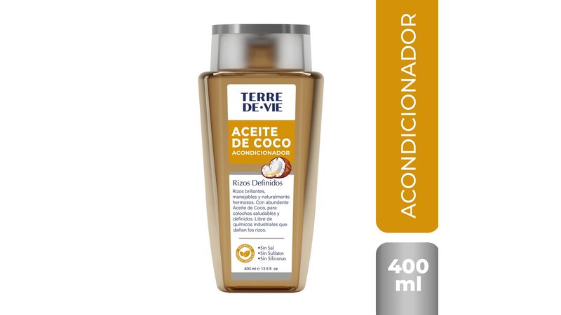 Comprar Acondicionador Aceite de Coco Terre De Vie Rizos Definidos