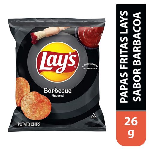 Papas Fritas Lays Sabor Barbacoa 26 Gr