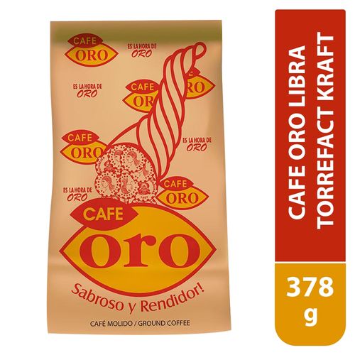 Cafe Oro Libra Torrefact Kraft 378gr