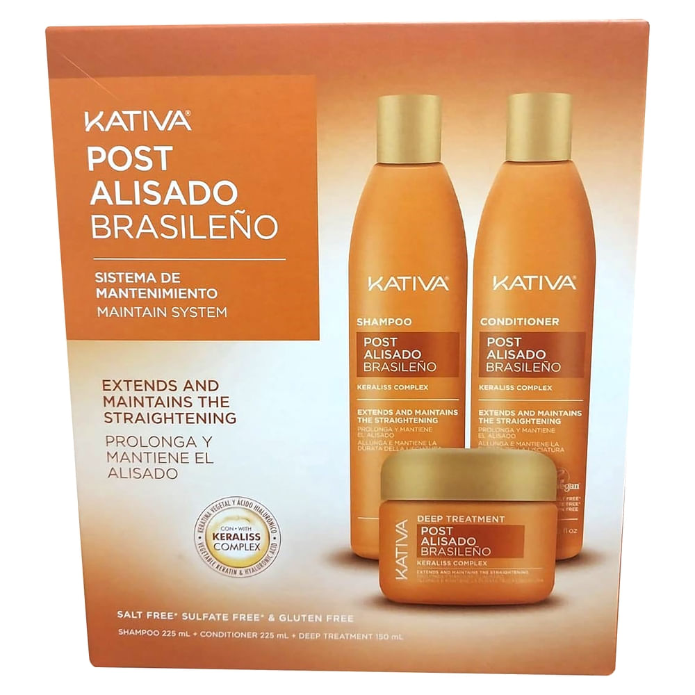Comprar Alisado Kativa Brasileno X3 225 Ml Walmart Honduras
