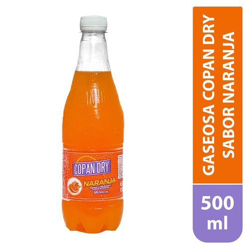 Gaseosa Copan Dry Sabor Naranja 500ml