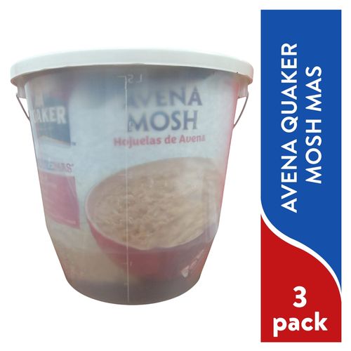 Avena Quaker 3pack Mosh Mas Cube 1800 Gr