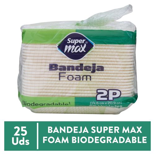 Bandeja de Fom N2 Supermax - 25u