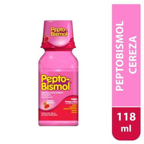 Suspensión Pepto-Bismol  Sabor Cereza 118 ml