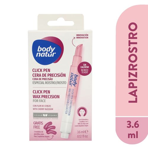 Body Natur Click Pen Cera Esp Rostr 6 Ea