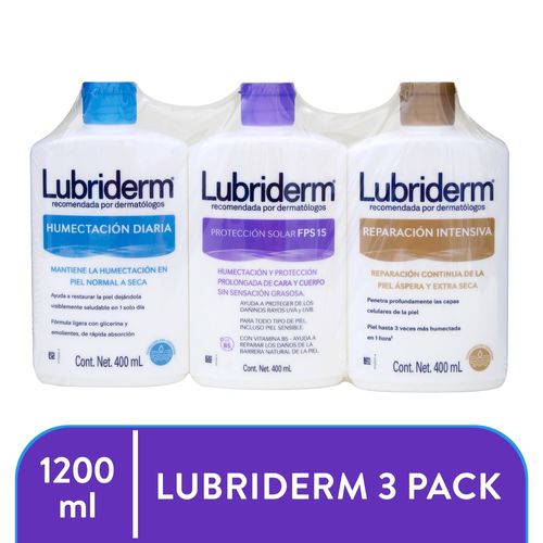 Crem Pack Lubriderm Sola Inte Diar1200ml