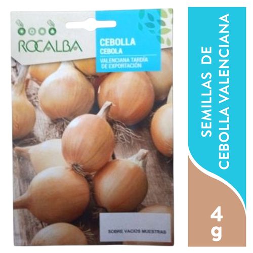 Semilla cebolla Rocalba valenciana tardia -4 g