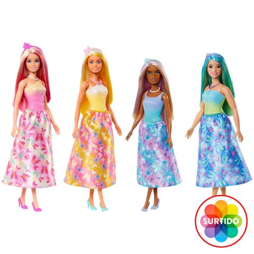 Muñeca Barbie Princesas Sorpresa