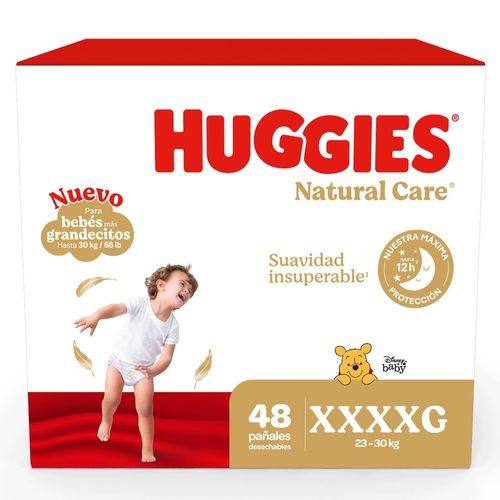 Pañales Huggies Natiral Care Giant Xxxxg - 48 uds