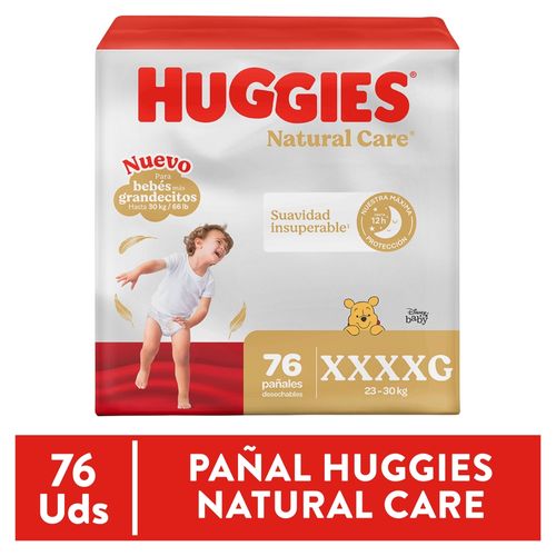 Panal Huggies Natural Care Giant Xxxxg - 76 uds