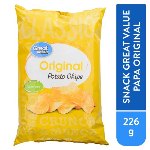Snack Great Value Papa Original - 226 g