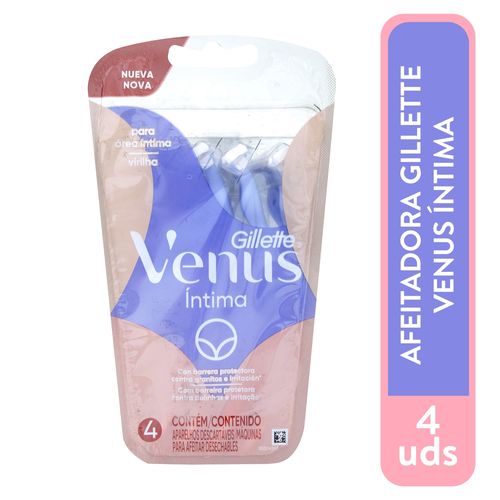 Rasuradoras Desechables Gillette Venus Íntima - 4Uds