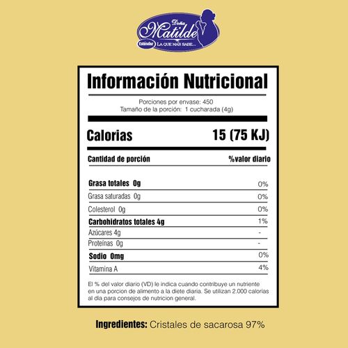 Azúcar Morena Doña Matilde - 1800 g