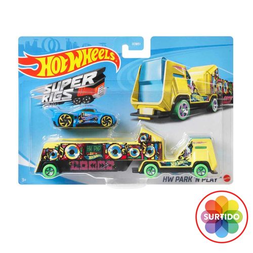 Vehículo de Juguete Hot Wheels Diecast Transportador de Autos de Lujo