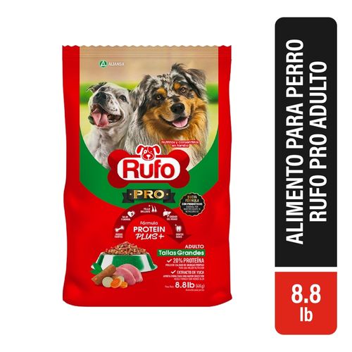 Alimento para perro Rufo pro adulto tallas grandes - 4 kg