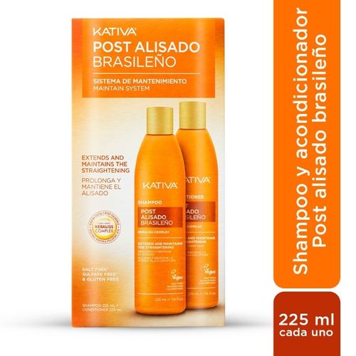 Kit Post Alisado Kativa Keratina - 500 g