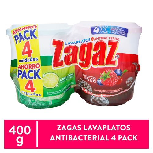 4 Pack Lavaplato Zagaz