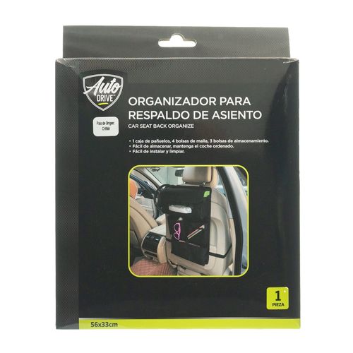 Organizador Para Auto 56X33Cm Negro