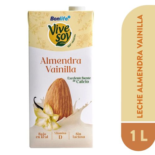 Leche Vivesoy de almendra sabor vainilla -1 L
