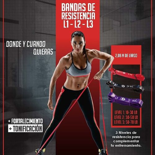 Banda cerrada K6 de resistencia -2 lb
