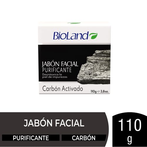 Jabón Bioland Carbon Activado - 110 g