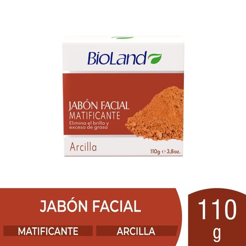 Jabón Bioland Facial Arcilla 110 g