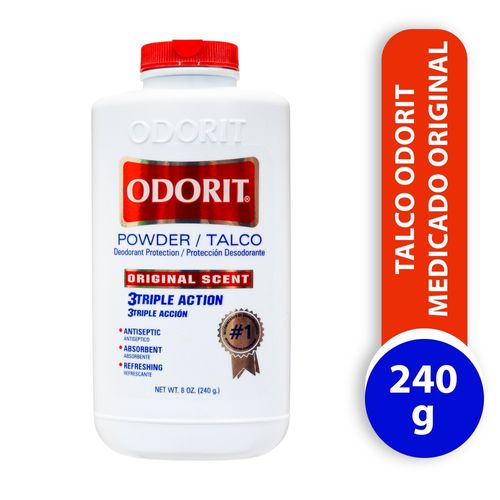 Talco Odorit Medicado Original - 240 g