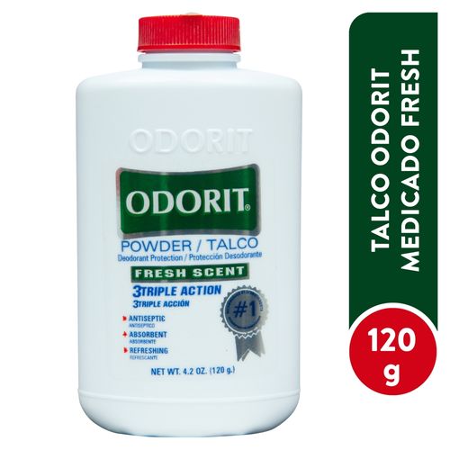 Talco Odorit Medicado Fresh - 120 g