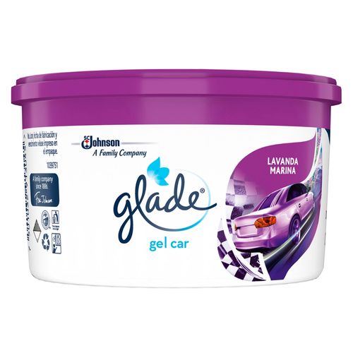 Mini Gel Car Lavanda Marina Glade- 70Gr