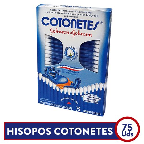 Johnsons Hisopos Caja 75 Unds