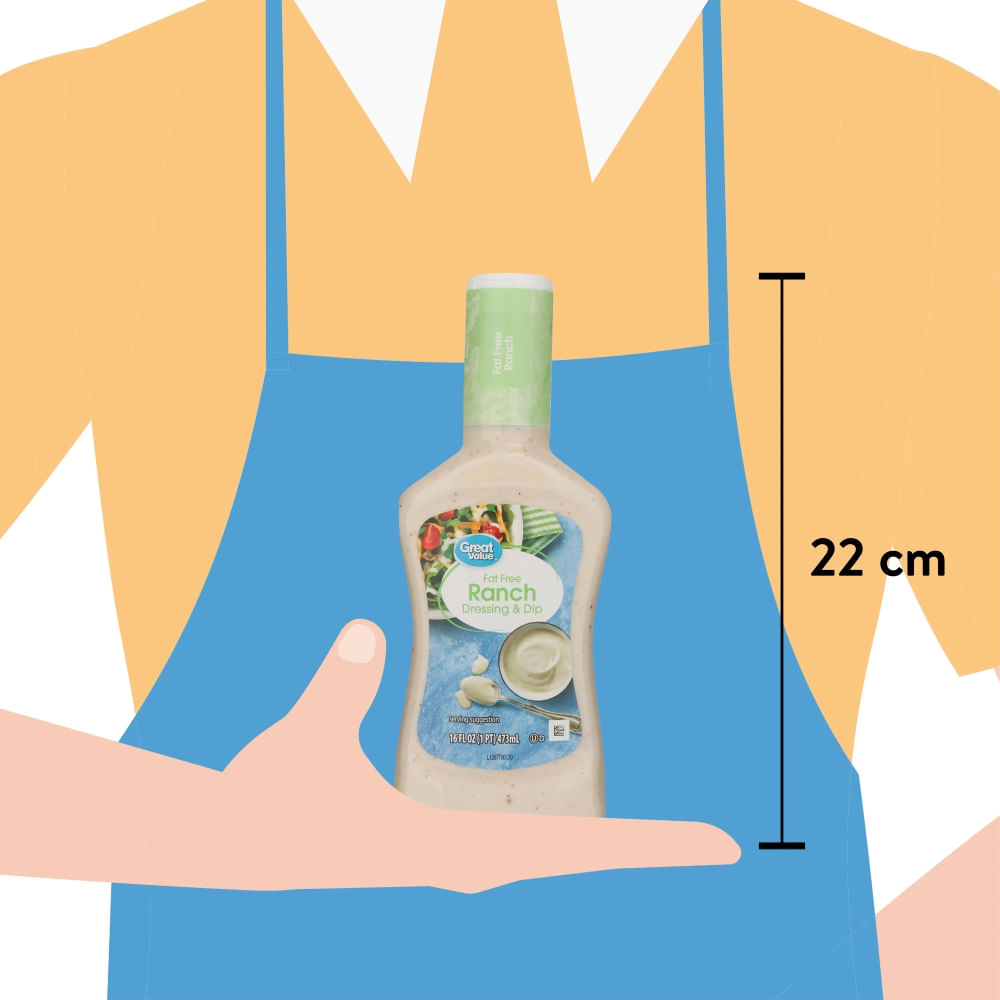 Comprar Aderezo Great Value Ranch Light - 473 ml | Walmart Honduras