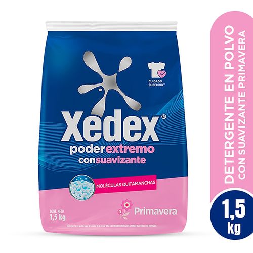 Detergente en polvo Xedex Poder Extremo Primavera en polvo - 1.5 kg