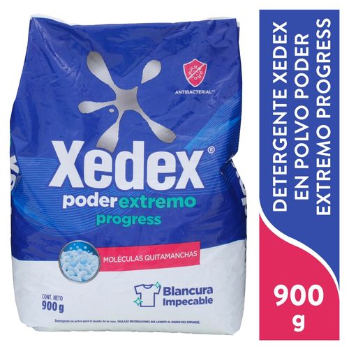 Detergente en polvo Xedex Poder Extremo Progress - 900 g