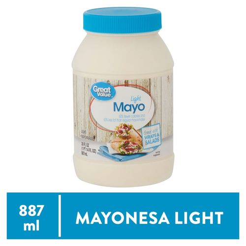 Mayonesa Great Value Light - 887ml