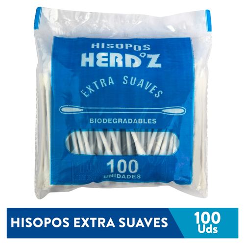 Hisopos Herdz Bolsa 100 Unid